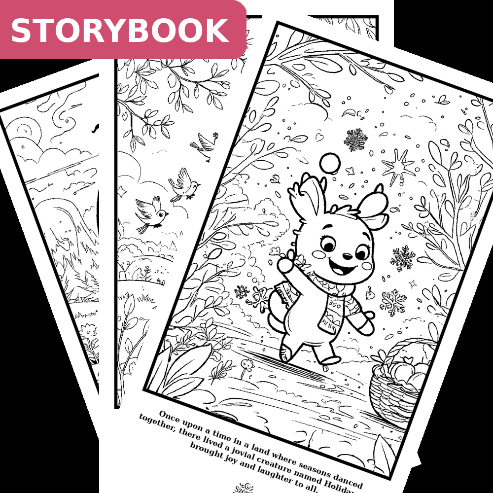 Holidays - Storybook, 10 pages