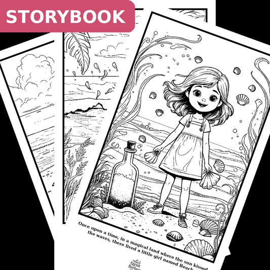 Beach - Storybook, 10 pages