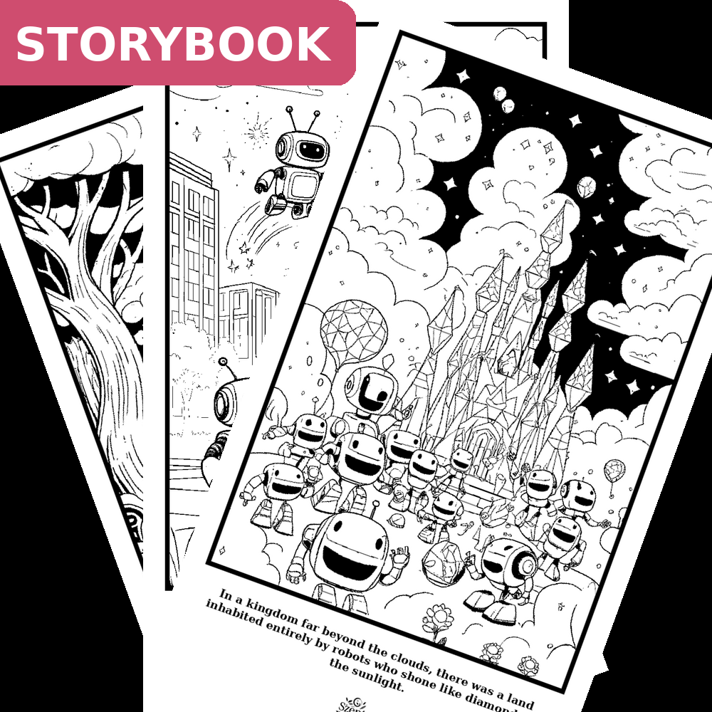 Robots - Storybook, 10 pages