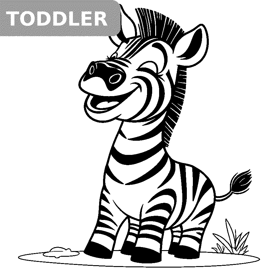 Laughing zebra