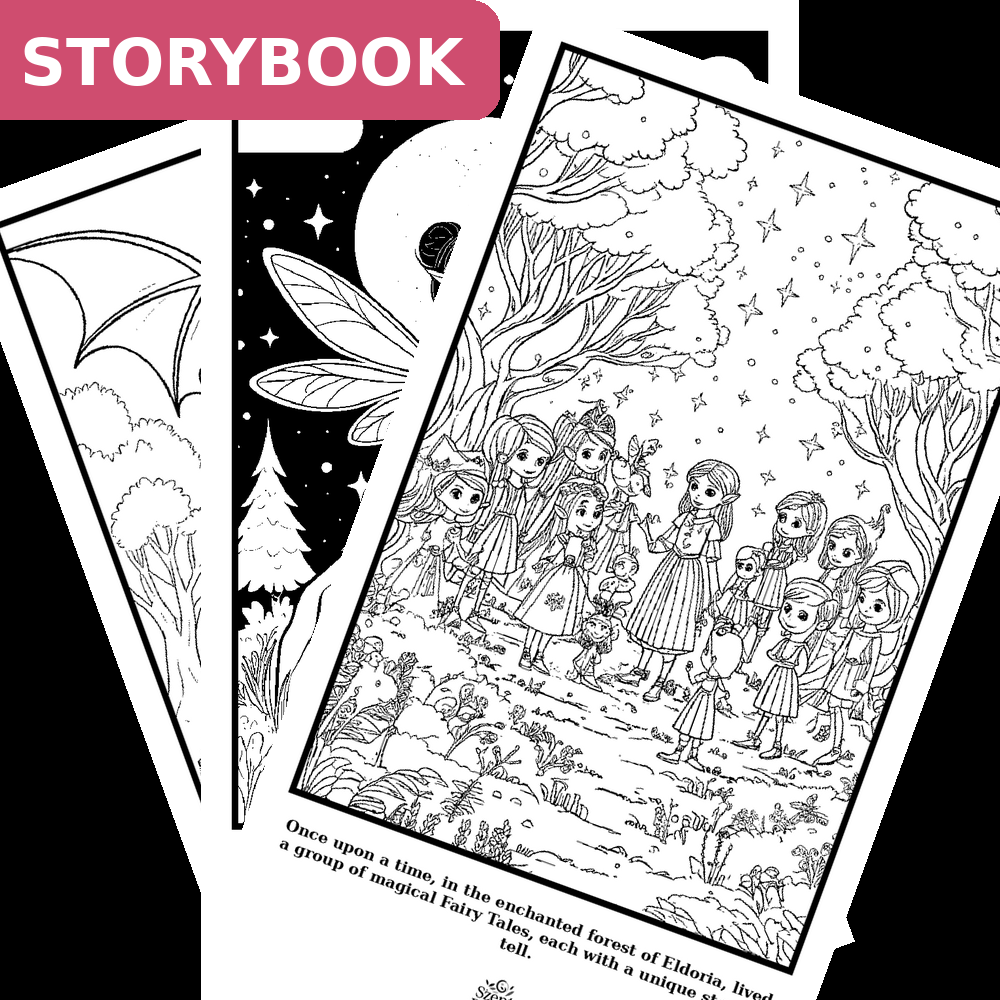 Fairy Tales - Storybook, 10 pages