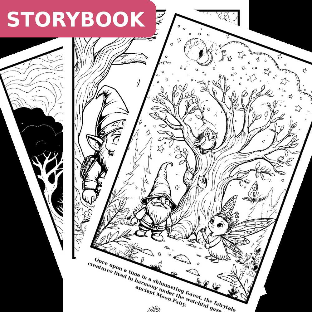 Fairytale creatures - Storybook, 10 pages