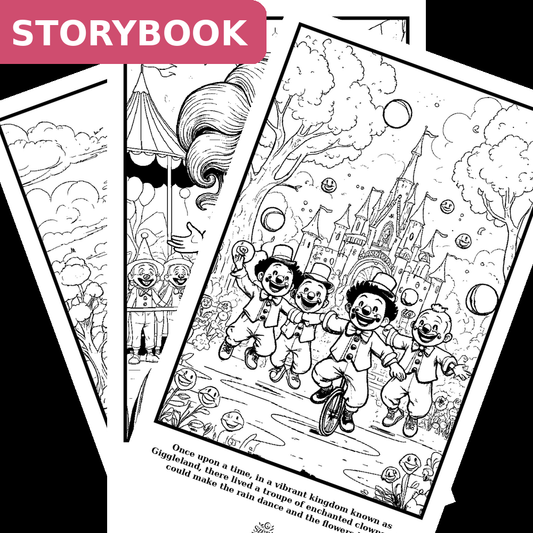 Clowns - Storybook, 10 pages