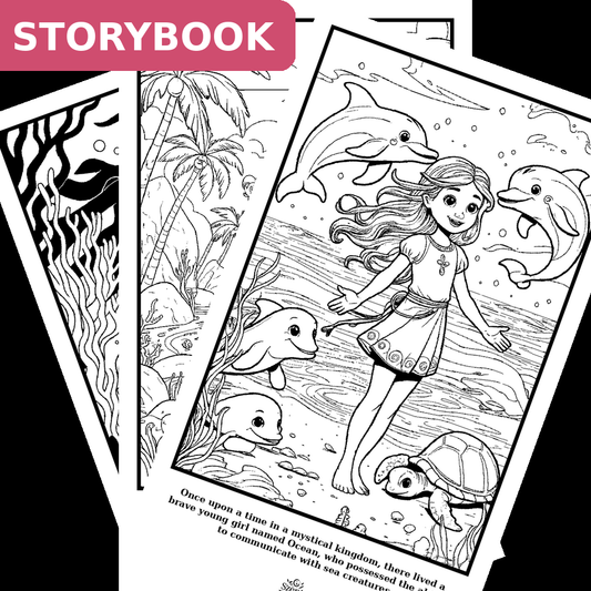 Ocean - Storybook, 10 pages