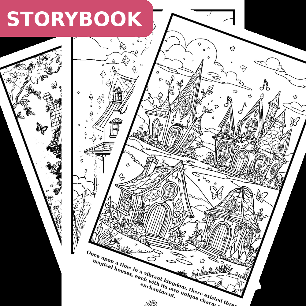 Houses - Storybook, 10 pages