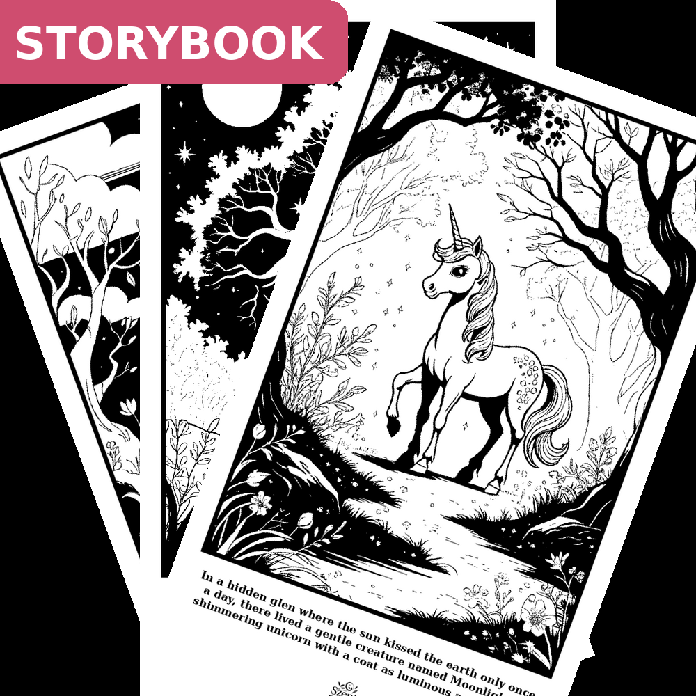 Moonlight - Storybook, 10 pages