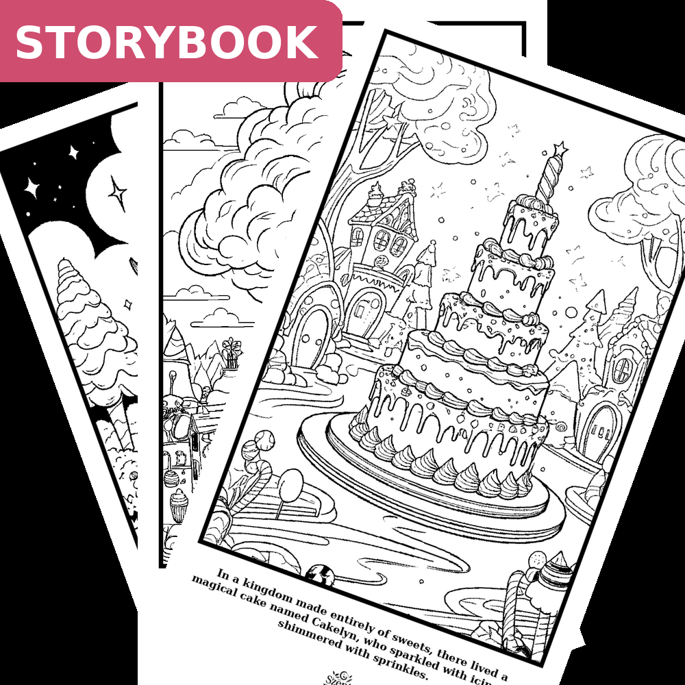 Cakes - Storybook, 10 pages