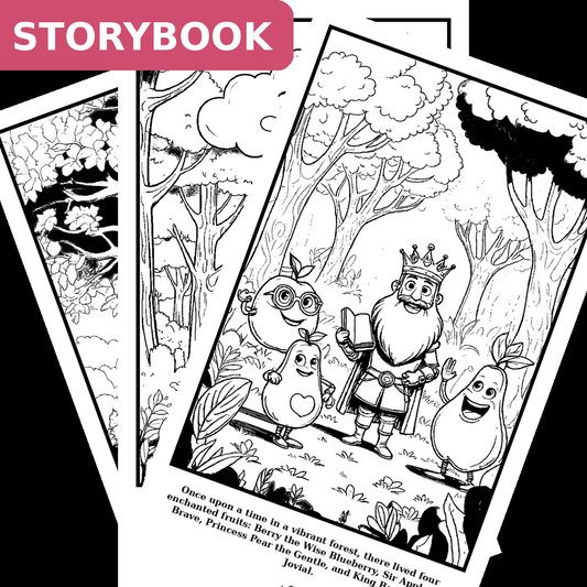 Fruits - Storybook, 10 pages