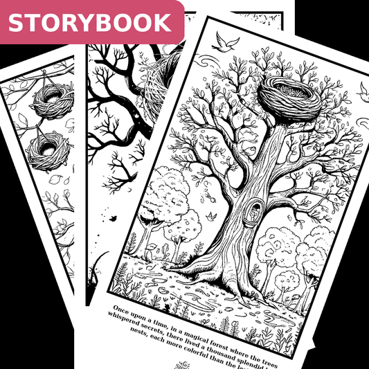 Bird nests - Storybook, 10 pages