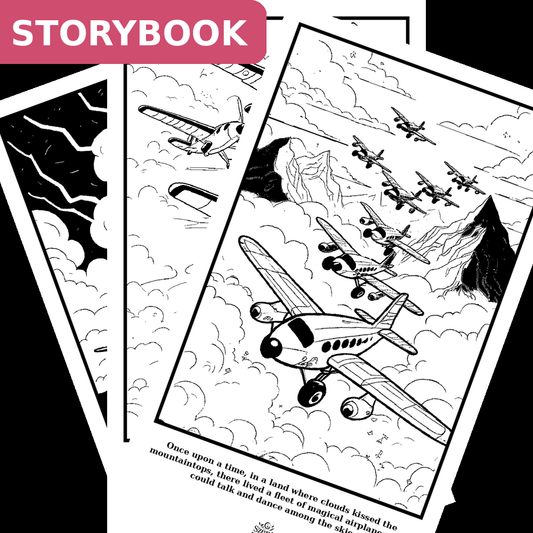 Airplanes - Storybook, 10 pages