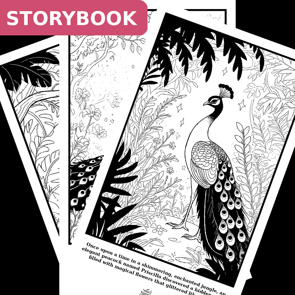 Exotic animals - Storybook, 10 pages